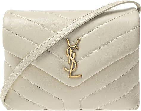 ysl 630951|Saint Laurent YSL Quilted Monogram Bag 'Crema Soft' .